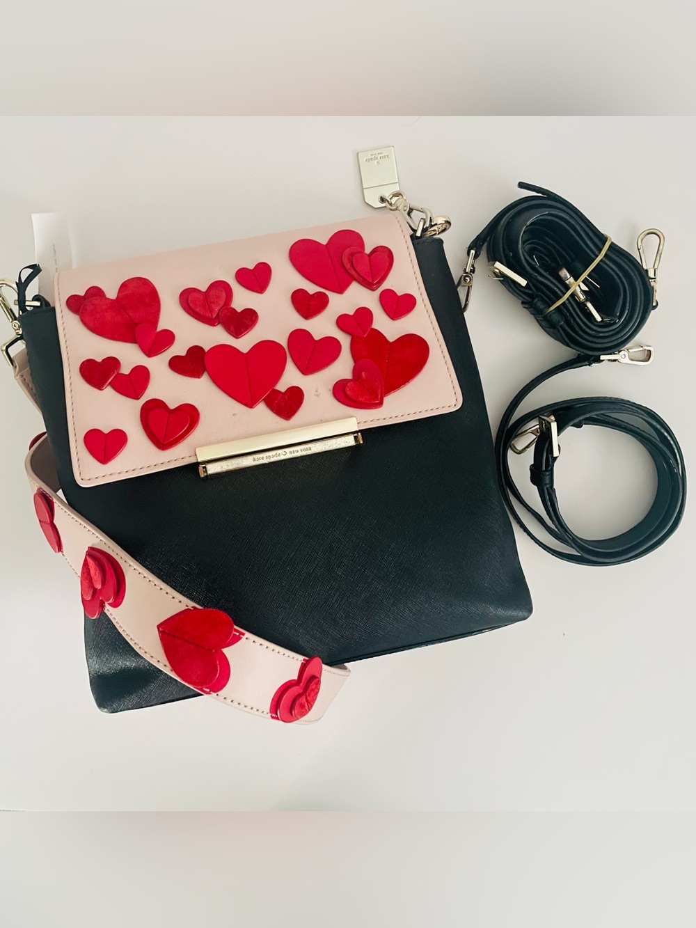 kate spade make it mine heritage hearts flap and strap with Maddie backpack